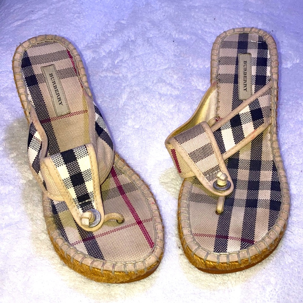 Burberry wedge Sandals - Picture 2 of 16